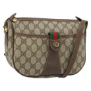 GUCCI GG Supreme Web Sherry Line Bag PVC Beige 001 123 6177 002 Auth ep13516-1