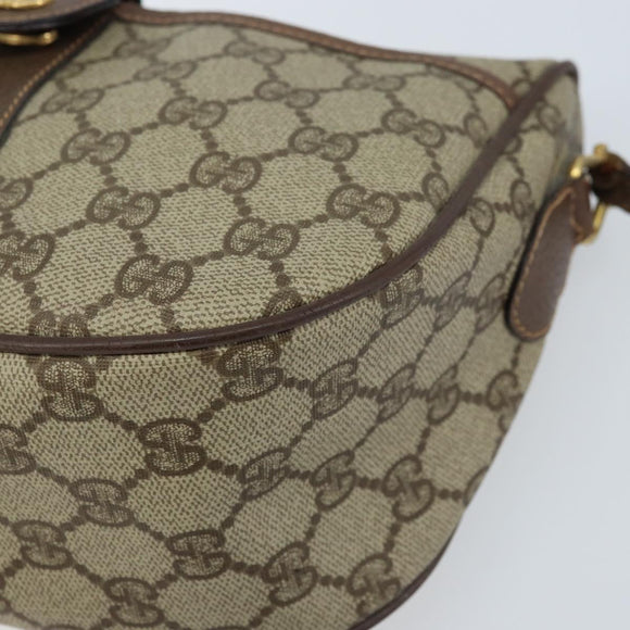 GUCCI GG Supreme Web Sherry Line Bag PVC Beige 001 123 6177 002 Auth ep13516