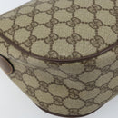 GUCCI GG Supreme Web Sherry Line Bag PVC Beige 001 123 6177 002 Auth ep13516-16