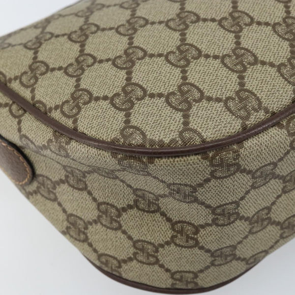 GUCCI GG Supreme Web Sherry Line Bag PVC Beige 001 123 6177 002 Auth ep13516