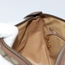 GUCCI GG Supreme Web Sherry Line Bag PVC Beige 001 123 6177 002 Auth ep13516-21