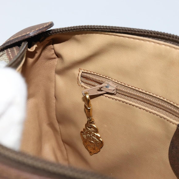 GUCCI GG Supreme Web Sherry Line Bag PVC Beige 001 123 6177 002 Auth ep13516