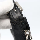 FENDI Mamma Baguette Shoulder Bag Nylon Black Silver Auth ep13517-9