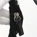 FENDI Mamma Baguette Shoulder Bag Nylon Black Silver Auth ep13517-10