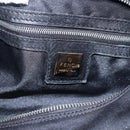 FENDI Mamma Baguette Shoulder Bag Nylon Black Silver Auth ep13517-19