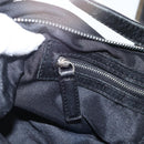 FENDI Mamma Baguette Shoulder Bag Nylon Black Silver Auth ep13517-22