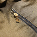 FENDI Zucca Canvas Vanity Hand Bag Black Brown gold Auth ep13520-21