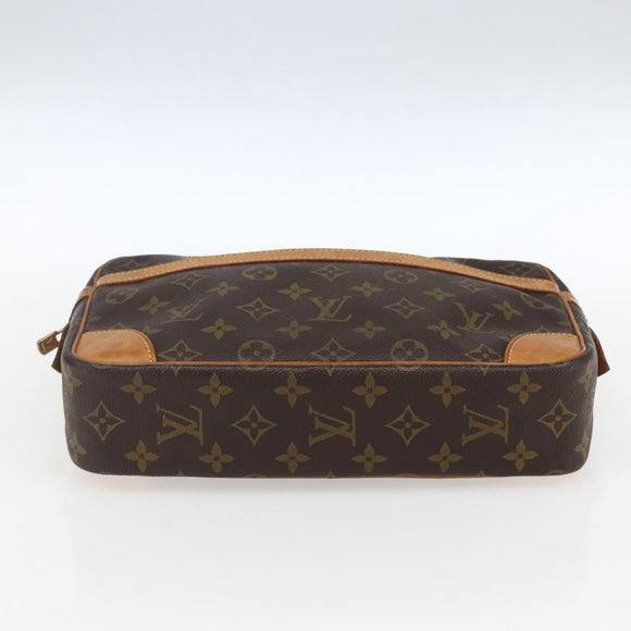 LOUIS VUITTON Monogram Compiegne 28 Clutch Bag M51845 LV Auth ep13521