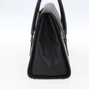 BURBERRY Hand Bag Leather Black Silver Auth ep13523-3