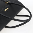 BURBERRY Hand Bag Leather Black Silver Auth ep13523-7