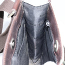 BURBERRY Nova Check Shoulder Bag Canvas Beige Silver Auth ep13530-20