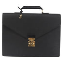 LOUIS VUITTON Epi Serviette Conseiller Briefcase Black M54422 LV Auth ep13531-13