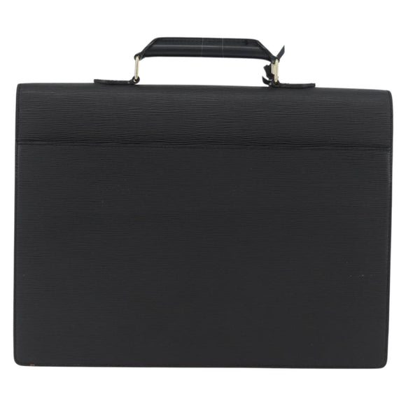 LOUIS VUITTON Epi Serviette Conseiller Briefcase Black M54422 LV Auth ep13531