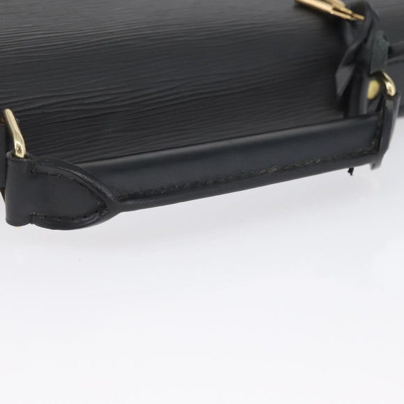 LOUIS VUITTON Epi Serviette Conseiller Briefcase Black M54422 LV Auth ep13531