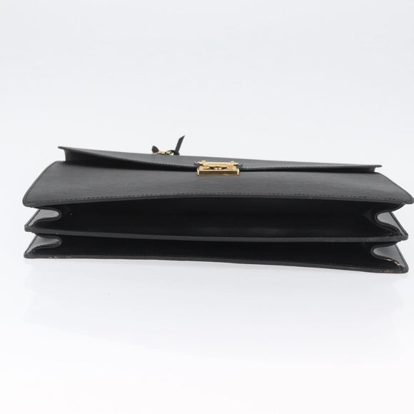 LOUIS VUITTON Epi Serviette Conseiller Briefcase Black M54422 LV Auth ep13531