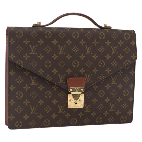 LOUIS VUITTON Monogram Porte Documents Bandouliere Bag M53338 LV Auth ep13533