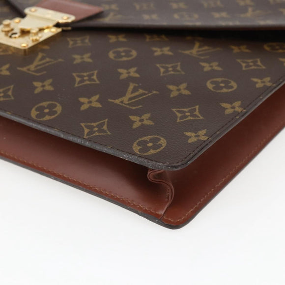LOUIS VUITTON Monogram Porte Documents Bandouliere Bag M53338 LV Auth ep13533