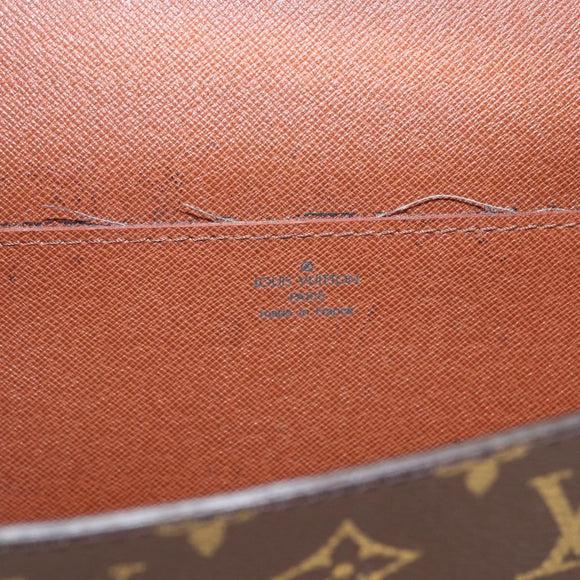 LOUIS VUITTON Monogram Porte Documents Bandouliere Bag M53338 LV Auth ep13533