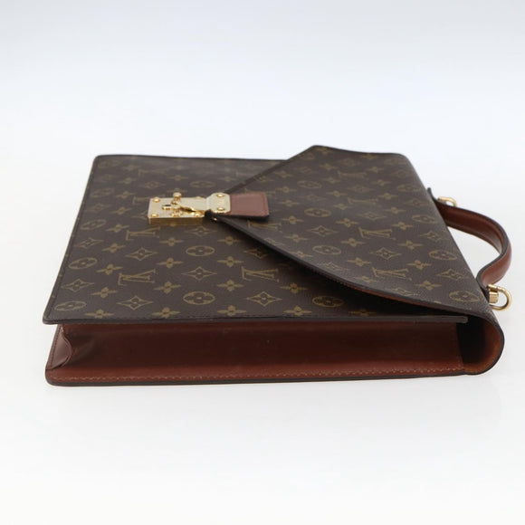 LOUIS VUITTON Monogram Porte Documents Bandouliere Bag M53338 LV Auth ep13533