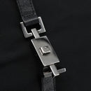 GUCCI Jackie Shoulder Bag Nylon Black Silver Auth ep13535-10