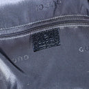 GUCCI Jackie Shoulder Bag Nylon Black Silver Auth ep13535-17