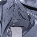 GUCCI Jackie Shoulder Bag Nylon Black Silver Auth ep13535-19