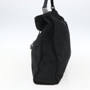 GUCCI Jackie Shoulder Bag Nylon Black Silver Auth ep13535-4
