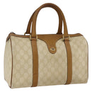 GUCCI GG Supreme Boston Bag PVC Ivory Gold 40 02 007 Auth ep13537-1