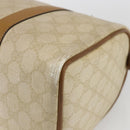 GUCCI GG Supreme Boston Bag PVC Ivory Gold 40 02 007 Auth ep13537-12