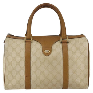 GUCCI GG Supreme Boston Bag PVC Ivory Gold 40 02 007 Auth ep13537 - 0