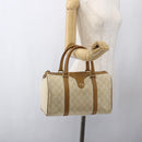 GUCCI GG Supreme Boston Bag PVC Ivory Gold 40 02 007 Auth ep13537-23