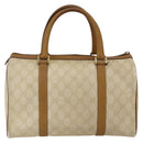 GUCCI GG Supreme Boston Bag PVC Ivory Gold 40 02 007 Auth ep13537-3