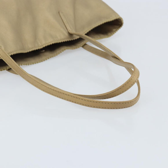 LOEWE Tote Bag Leather Gold Tone Auth ep13539