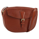 LOUIS VUITTON Epi Jeune FilleMM Shoulder Bag Brown M52153 LV Auth ep13542-1