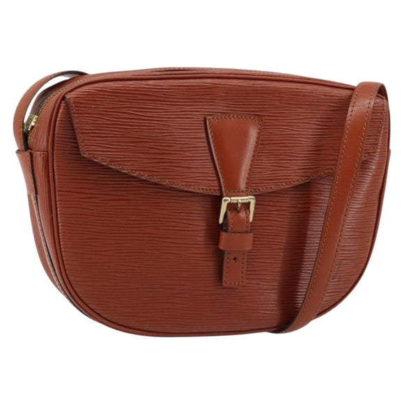 LOUIS VUITTON Epi Jeune FilleMM Shoulder Bag Brown M52153 LV Auth ep13542
