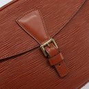 LOUIS VUITTON Epi Jeune FilleMM Shoulder Bag Brown M52153 LV Auth ep13542-19