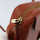 LOUIS VUITTON Epi Jeune FilleMM Shoulder Bag Brown M52153 LV Auth ep13542-9