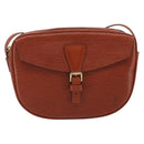 LOUIS VUITTON Epi Jeune FilleMM Shoulder Bag Brown M52153 LV Auth ep13542-13