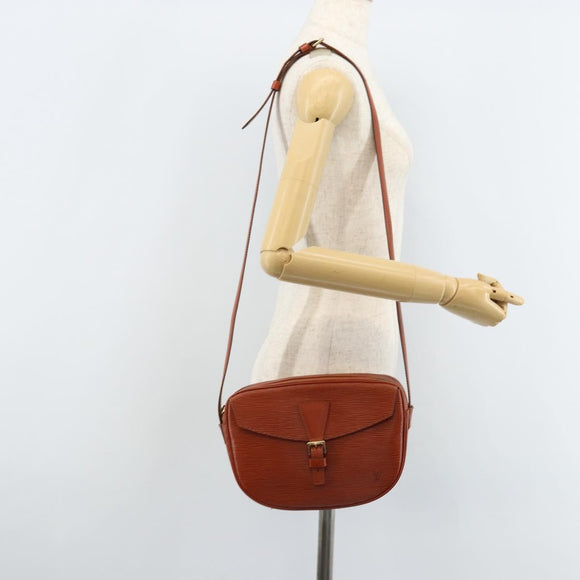 LOUIS VUITTON Epi Jeune FilleMM Shoulder Bag Brown M52153 LV Auth ep13542