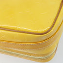 LOUIS VUITTON Monogram Vernis Wooster Bag Lime Yellow M91075 LV Auth ep13543-16