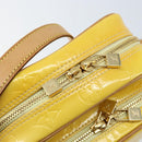 LOUIS VUITTON Monogram Vernis Wooster Bag Lime Yellow M91075 LV Auth ep13543-17