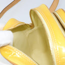 LOUIS VUITTON Monogram Vernis Wooster Bag Lime Yellow M91075 LV Auth ep13543-18
