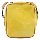 LOUIS VUITTON Monogram Vernis Wooster Bag Lime Yellow M91075 LV Auth ep13543-2