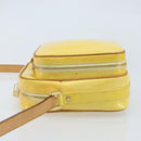 LOUIS VUITTON Monogram Vernis Wooster Bag Lime Yellow M91075 LV Auth ep13543-4
