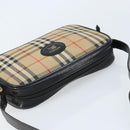 Burberrys Nova Check Shoulder Bag Canvas Beige Gold Auth ep13544-6
