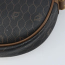 Christian Dior Honeycomb Canvas Shoulder Bag PVC Black Auth ep13545-15