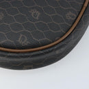 Christian Dior Honeycomb Canvas Shoulder Bag PVC Black Auth ep13545-16