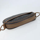 Christian Dior Honeycomb Canvas Shoulder Bag PVC Black Auth ep13545-6