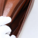 Burberrys Hand Bag Leather Brown Gold Auth ep13546-22