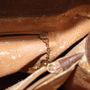 GUCCI Bamboo Hand Bag Suede Brown Gold 002 1095 0260 Auth ep13552-21